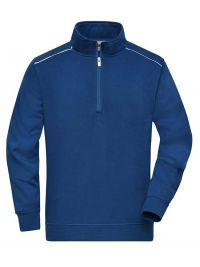 Half Zip Sweatshirt Blau